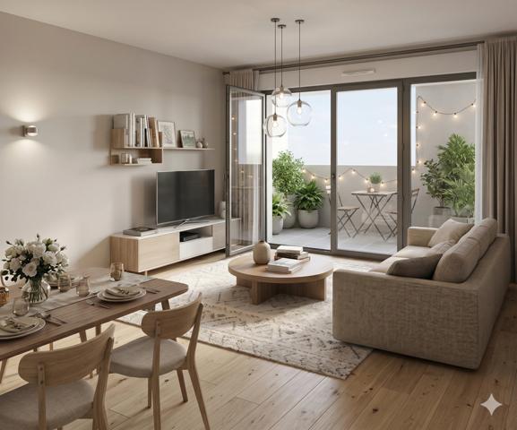 T2 de 42 m² – Proche Métro 7 et future Ligne 15 – Pantin