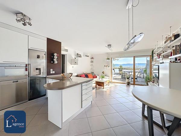 T5 attique de 112 m² vue panormaique Mont Blanc Peron (01630)