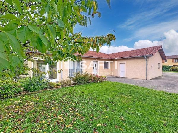 Maison 4P récente de plain pieds à Viriat