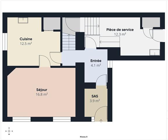 Maison 3 chambres et terrain constructible -Tournon sud