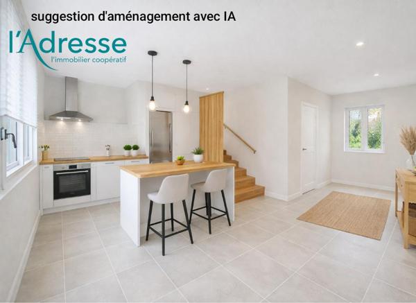 Maison 3 chambres et terrain constructible -Tournon sud