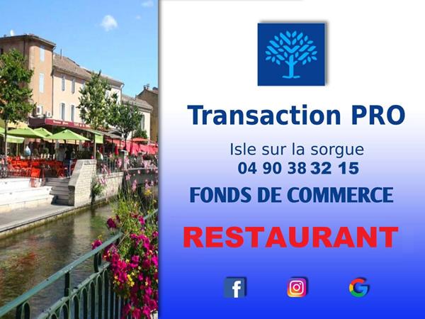 Achat fonds de commerce L'Isle-sur-la-Sorgue - 424 000 €