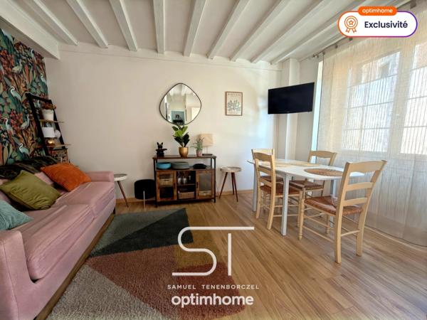 Appartement T2 à Honfleur – Tout à pied, vendu meublé