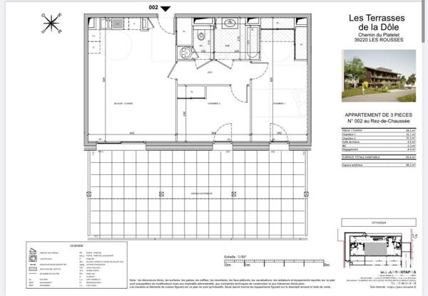 Appartement à vendre 3 pièces 66 m² Les Rousses