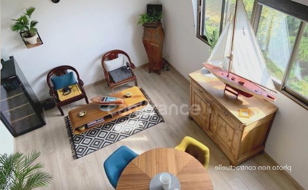 à vendre appartement duplex 100m² rez de jardin 5 pièces SCIEZ (74)