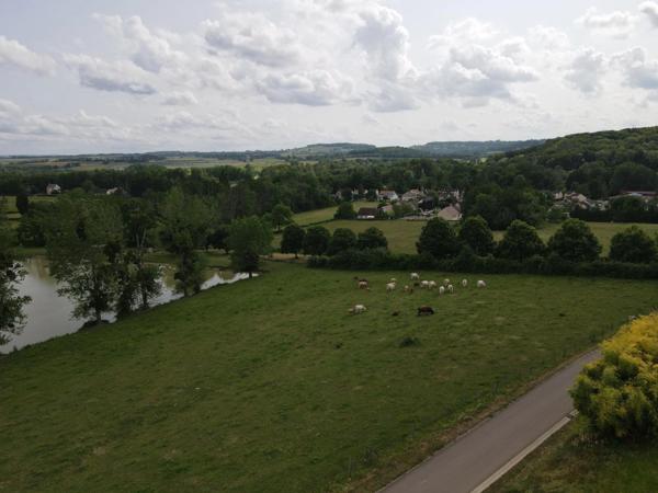 Terrain à vendre de 1 300,00 m² L'ISLE SUR SEREIN (89) vue magnifique