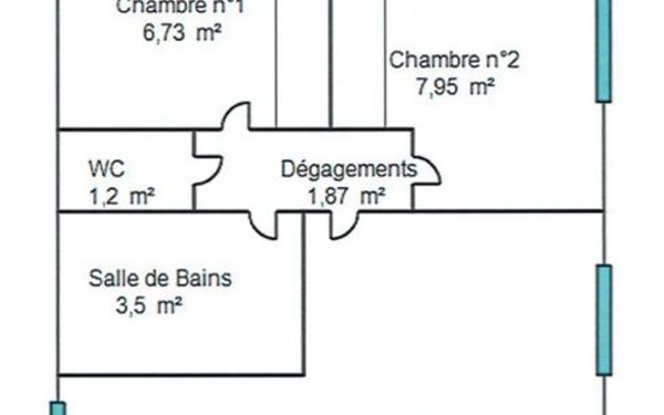 Appartement à louer    3 pièces • 44 m2 Mende
