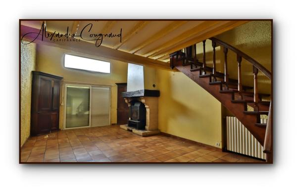 A vendre Massaguel (TARN) – Maison de village 150 m² avec terrasse, 4 chambres et grand garage