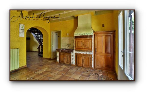 A vendre Massaguel (TARN) – Maison de village 150 m² avec terrasse, 4 chambres et grand garage