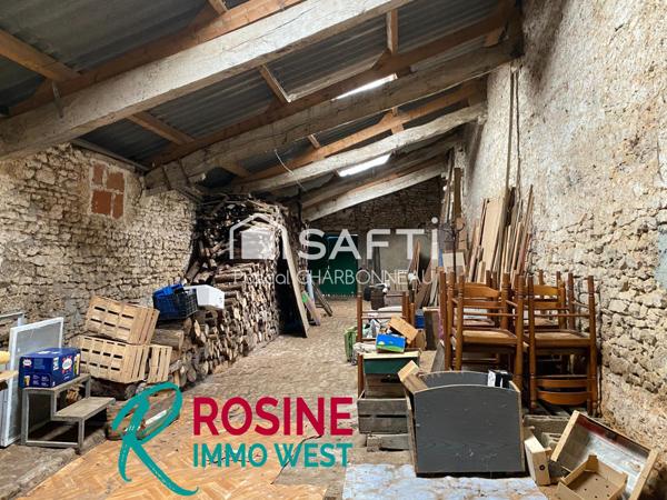 Maison en pierre 3 chambres grandes dependances garage camping car