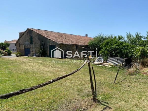 Maison en pierre 3 chambres grandes dependances garage camping car