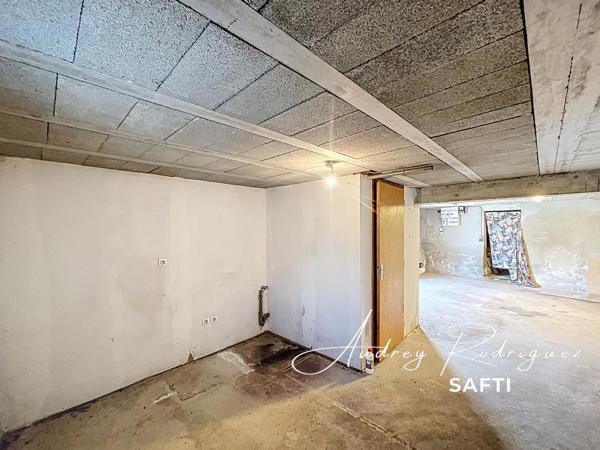 Maison avec terrasse et grand sous-sol