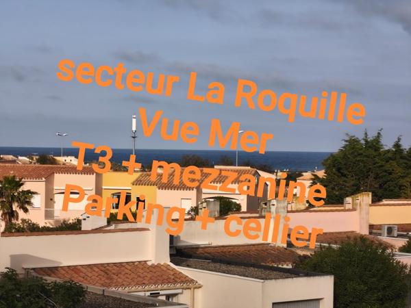 La Roquille, appartement T3 + Mezzanine climatisé