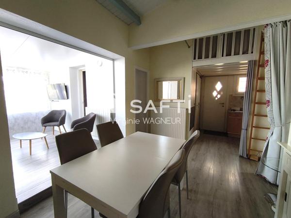 La Roquille, appartement T3 + Mezzanine climatisé