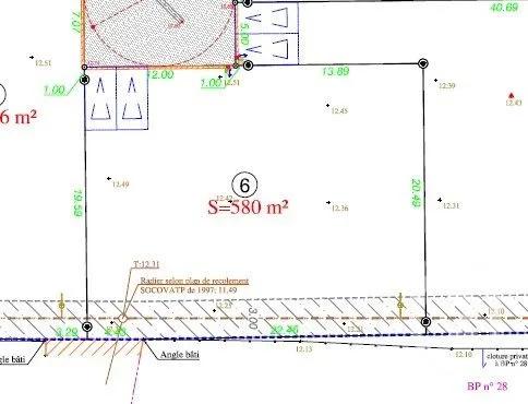 Terrain à vendre  705 m 2   PORNIC  - 44