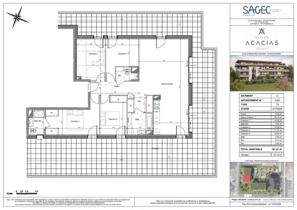 Appartement à vendre 5 pièces DOUVAINE (74)