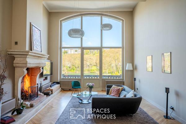 Appartement d’exception en bord de Saône – 198 m2