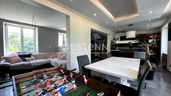 BAR LE DUC : Maison familiale mitoyenne de 110 m² , 5 pièces, 3 chambres, proche lycée