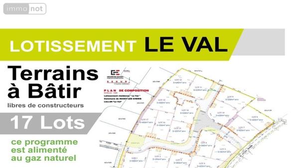 Terrain à Batir à vendre à Ducey-les-Chéris dans la Manche (50220), ref : TA589