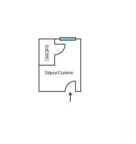 Appartement Studio à vendre  1 pièce - 9,82 m2 PARIS - 75017