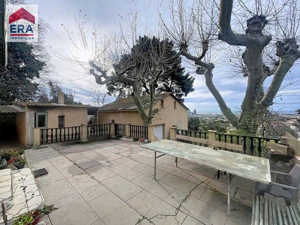A VENDRE ST JOSEPH MARSEILLE 13014 PROPRIETE  MAISON  T4 , DEPENDANCES, GARAGE?GRAND TERRAIN.