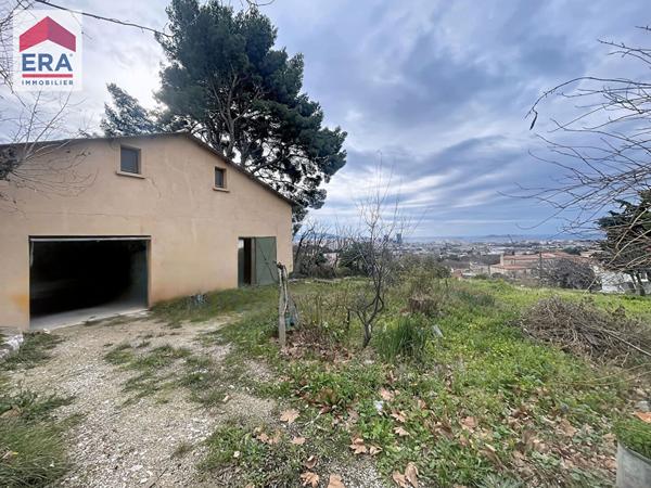 A VENDRE ST JOSEPH MARSEILLE 13014 PROPRIETE  MAISON  T4 , DEPENDANCES, GARAGE?GRAND TERRAIN.