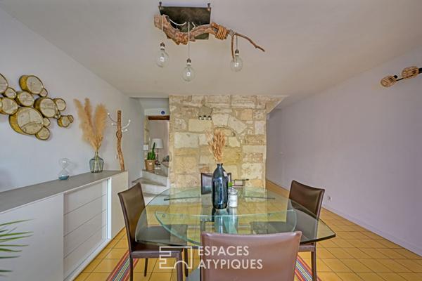 Maison de village avec extérieur arboré et piscine, sans vis-à-vis