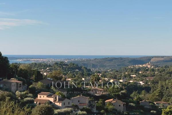 Grande villa avec vue Saint-Paul de Vence et mer