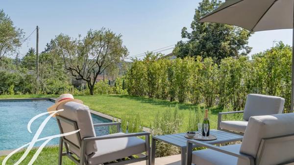 Villa avec 4 chambres à louer à pied du village de Valbonne