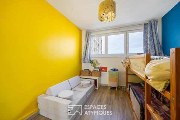 Appartement T4 lumineux en ultime étage à Villeurbanne