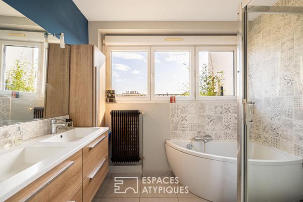 Appartement T4 lumineux en ultime étage à Villeurbanne