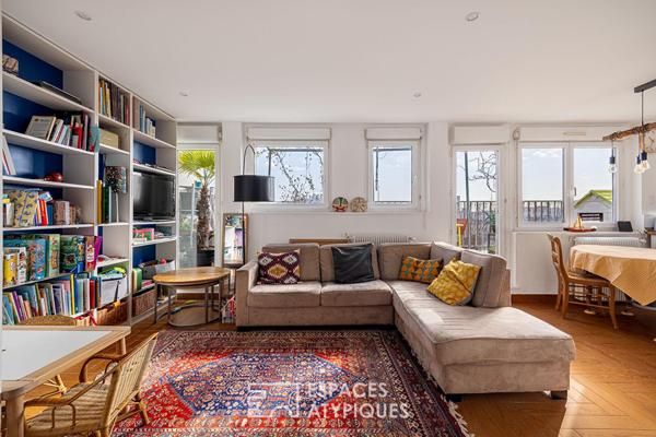 Appartement T4 lumineux en ultime étage à Villeurbanne