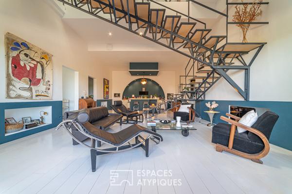 Ancienne cave coopérative réinventée par architecte