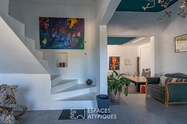 Ancienne cave coopérative réinventée par architecte