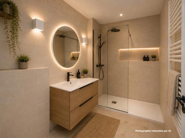 Appartement T5 avec terrasse, aperçu mer, cave et stationnement privé