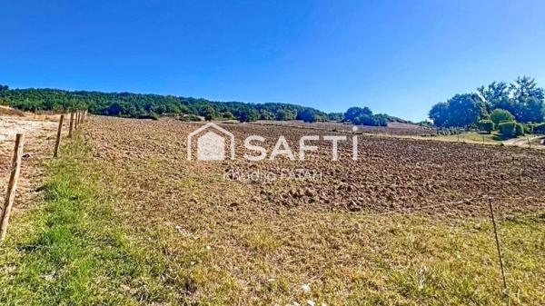 Opportunité : terrain 3 585 m² avec vue campagne