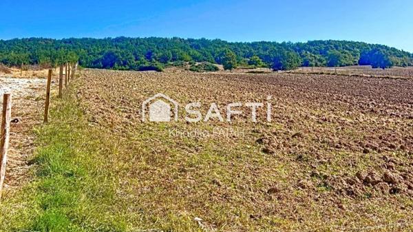 Opportunité : terrain 3 585 m² avec vue campagne