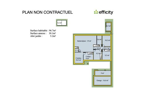 Maison
         4 pièces
        - 97 m² 309 500 € *