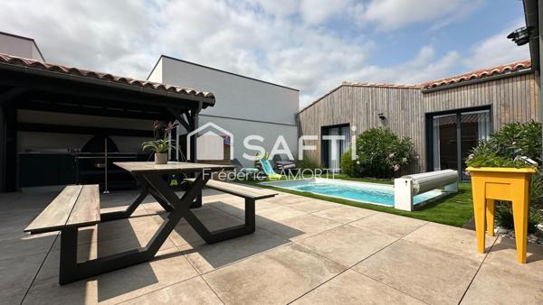 Villa 2021 de plain-pied, 5 chambres, piscine