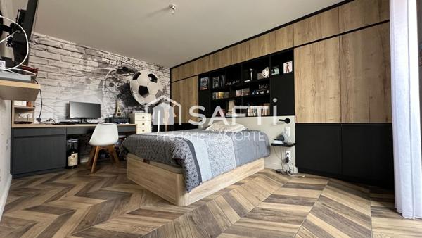 Villa 2021 de plain-pied, 5 chambres, piscine