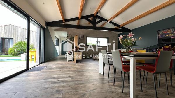 Villa 2021 de plain-pied, 5 chambres, piscine