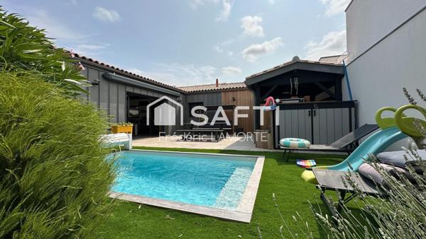 Villa 2021 de plain-pied, 5 chambres, piscine