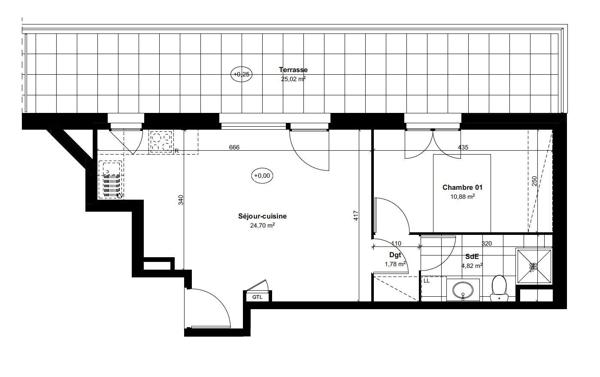 Appartement (neuf) à vendre 2 pièces 42 m² Château-Thierry