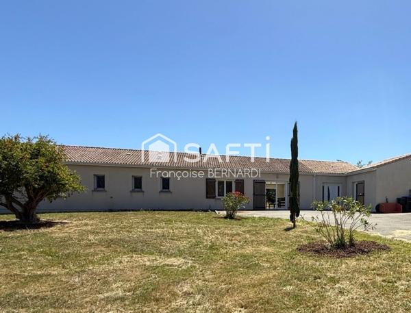 Grande villa avec piscine et grand terrain