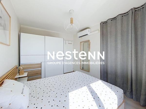 Appartement T2 dernier étage avec ascenseur, terrasse, box fermé, vue dégagée, proximité tramway