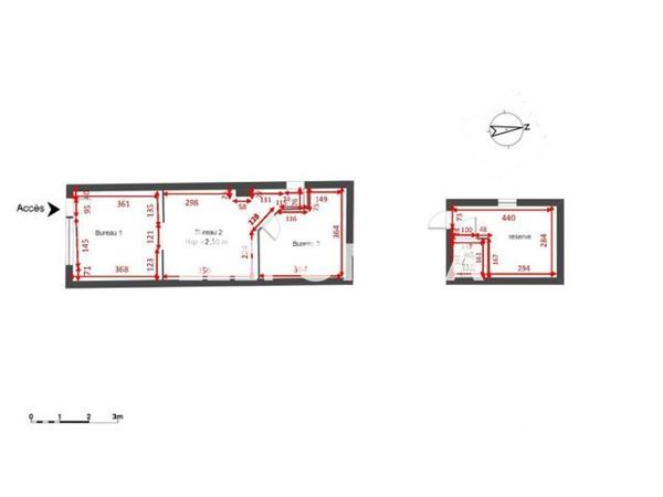 Local commercial 1 pièce T1 F1 40 m² à Montauban 80 RUE LEON CLADEL 82000 à louer