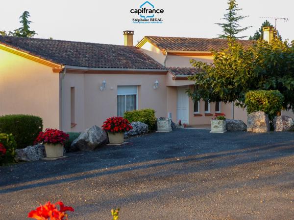 Propriete à vendre 6 pièces PENNE D'AGENAIS (47) Maison de 175m2 habitables + sous-sol sur 5245m2 de terrain