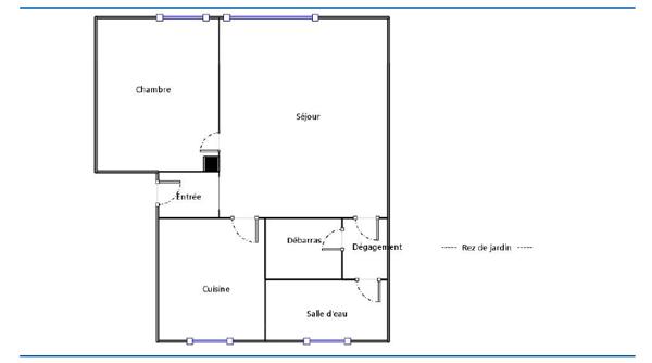 Appartement Franconville 2 pièces - Centre ville - Cave - Résidence Les Vergers