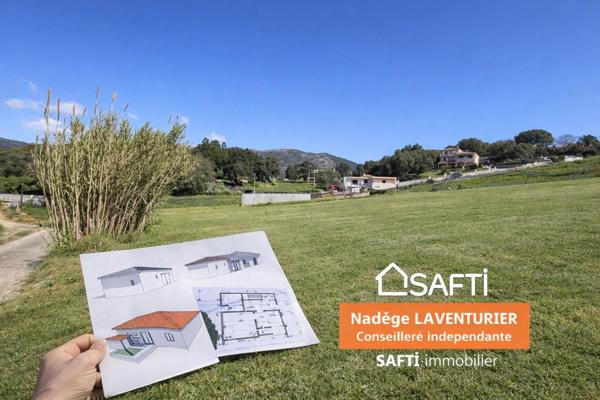 TERRAIN A BÂTIR 1200 m² – PC ACCORDÉ – PLAINE DE PERI