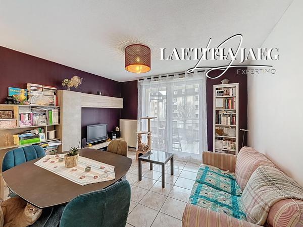 Erstein (67150) APPARTEMENT - 3 PIECES - BALCON - GARAGE - CAVE - TRAVERSANT